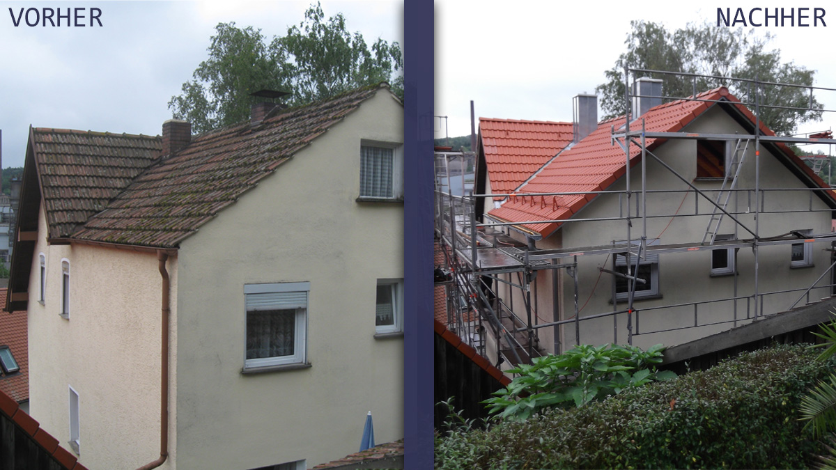 Wohnhauseindeckung